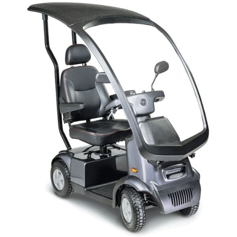 AFIKIM Afiscooter C4 4-Wheel Scooter With Hard Top Canopy Gray Color