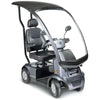 Image of AFIKIM Afiscooter C4 4-Wheel Scooter With Hard Top Canopy Gray Color