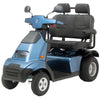 Image of AFIKIM Afiscooter S4 4-Wheel Dual Seat Scooter Blue Color