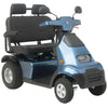Image of AFIKIM Afiscooter S4 4-Wheel Dual Seat Scooter Blue Color With Golf Tires