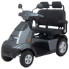 Image of AFIKIM Afiscooter S4 4-Wheel Dual Seat Scooter Gray Color 