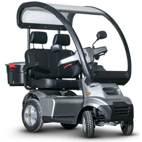 AFIKIM Afiscooter S4 4-Wheel Dual Seat Scooter With Canopy and Standard Tires
