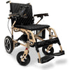 Image of ComfyGo X-7 Ultra Lightweight Electric Wheelchair Bronze Frame Black Cushion