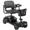 Image of Drive Medical Phoenix LT 4 Wheel Scooter Blue Front Right Side View