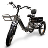 Image of Go Bike FORZA Compact Foldable Electric Trike Gray in Front Left View