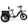 Image of Go Bike FORZA Compact Foldable Electric Trike Gray in Right Side View