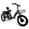 Image of Go Bike FORZA Compact Foldable Electric Trike Gray in Right Angle View