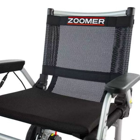 Journey Zoomer Chair Logo Zoomed in On the Seat