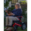 Image of Reyhee Roamer (XW-LY001) Folding Electric Wheelchair Red Color View