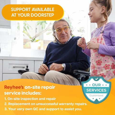 Reyhee Roamer (XW-LY001) Folding Electric Wheelchair Aftersales Service