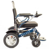 Image of Reyhee Roamer (XW-LY001) Folding Electric Wheelchair Blue Color Side View