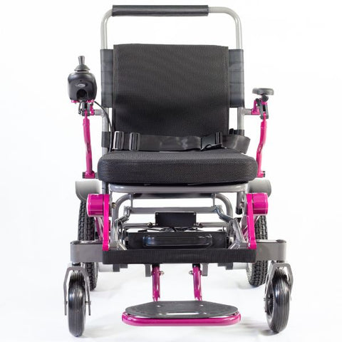 Reyhee Roamer (XW-LY001) Folding Electric Wheelchair Purple Color Front View