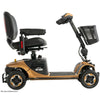 Image of Pride Baja Bandit Full Sized Mobility Scooter Tan Color  Left Side View