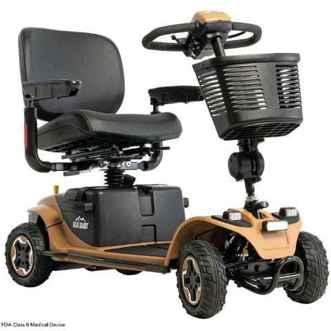 Pride Baja Bandit Full Sized Mobility Scooter Tan Color 