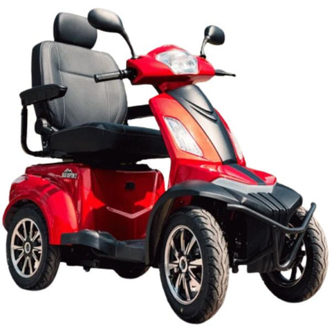 Pride Mobility Baja Raptor 2 4-Wheel Mobility Scooter Red Color View