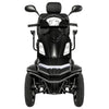 Image of Pride Mobility Baja Raptor 2 4-Wheel Mobility Scooter Black Color Front View