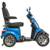Image of Pride Mobility Baja Raptor 2 4-Wheel Mobility Scooter Blue Color Right Side View