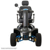 Image of Pride Baja Wrangler 2 Heavy Duty Scooter True Blue Front View