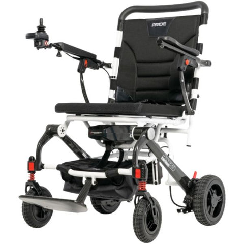 Pride Jazzy Carbon Travel Lite Power Chair White Color 
