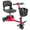 Image of Pride Mobility iRide 2 Ultra Lightweight Scooter Raspberry Color  2