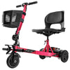 Image of Pride Mobility iRide 2 Ultra Lightweight Scooter Raspberry Color  with Basket
