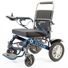 Reyhee Roamer (XW-LY001) Folding Electric Wheelchair Blue Color