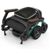 Image of Robooter E40 Portable Electric Wheelchair Classic Green Color  Folded Back View