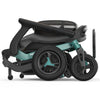 Image of Robooter E40 Portable Electric Wheelchair Classic Green Color Folded View
