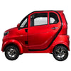 Image of Green Transporter Q Express Electric Mobility Scooter Red Color Right Side View
