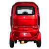 Image of Green Transporter Q Express Electric Mobility Scooter Red Color Back View