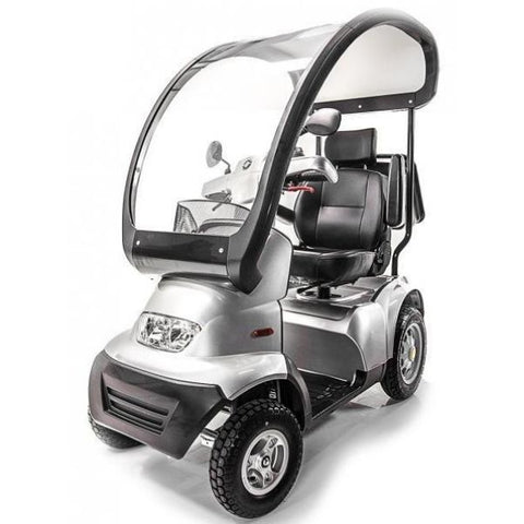 AFIKIM Afiscooter S 4- Wheel Front View with Canopy