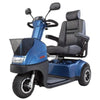 Image of Afiscooter C3 Breeze 3 Wheel Scooter Blue Front View