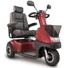 Image of Afiscooter C3 Breeze 3 Wheel Scooter Red Front View