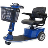 Image of Amigo RT Express 3-Wheel Mobility Scooter Blue Left Side View