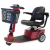 Image of Amigo RT Express 3 Wheel Mobility Scooter Red Left Side View