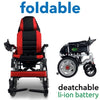 Image of 6011 ComfyGo Electric Wheelchair foldable