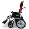 Image of 6011 ComfyGo Electric Wheel chair Side View red