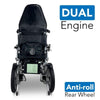 Image of 6011 ComfyGo Electric Wheelchair dual engine anti-roll
