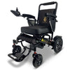 Image of ComfyGo IQ-7000 Remote Control Folding Electric Wheelchair Black Frame with Black Color Seat