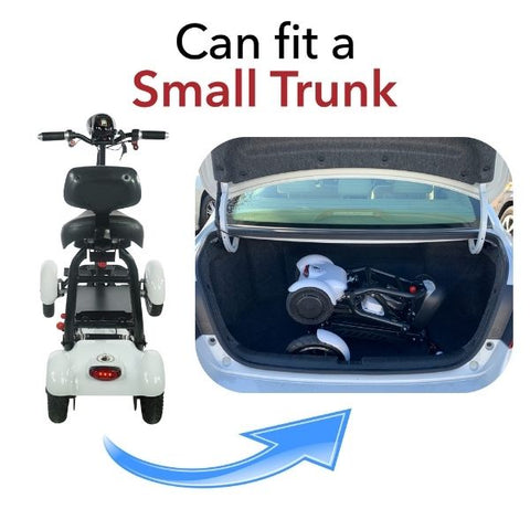 ComfyGo MS 3000 Foldable Mobility Scooters can fit small trunk