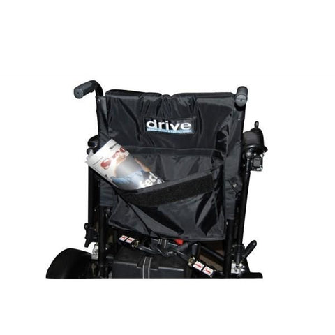 Drive Medical Cirrus Plus EC Folding Power Wheelchair Carry Pocket View