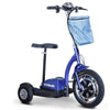 Image of E-Wheels EW-18 3-Wheel Scooter Blue Right View