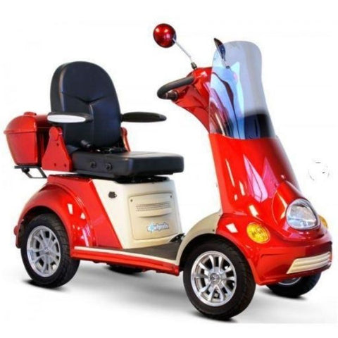 E-Wheels EW-52  4-Wheel Scooter Red Right View