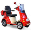 Image of E-Wheels EW-52  4-Wheel Scooter Red Right View