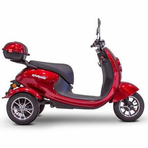 E-Wheels Bugeye 3-Wheel Mobility Scooter Red Side  View