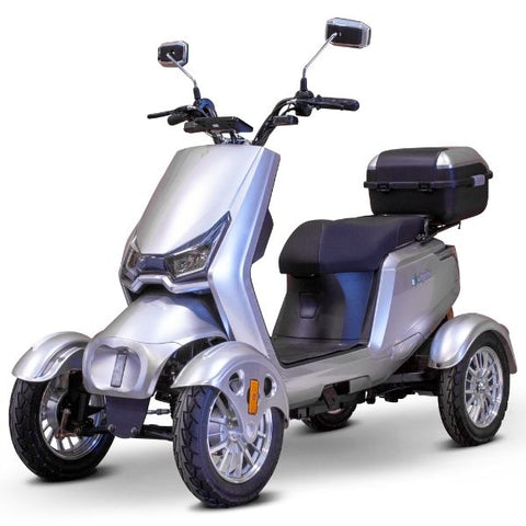 E-Wheels EW-75 Four Wheel Electric Mobility Scooter Left Front View