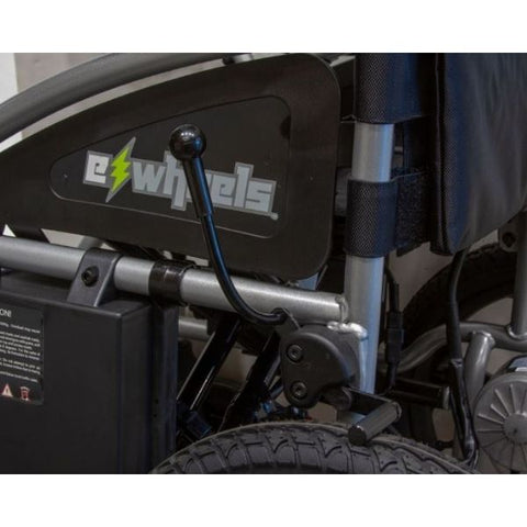 E-Wheels EW-M30 Folding Power Wheelchair Brake Wheel View