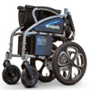 Image of E-Wheels EW-M30 Folding Power Wheelchair Silver Folding View