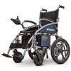 Image of E-Wheels EW-M30 Folding Power Wheelchair Silver Left View