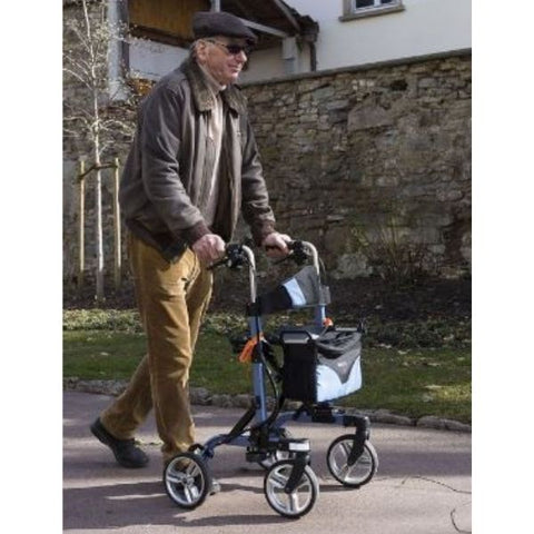 EV Rider Move X Easy Compact 4 Wheel Rollator Easy to Use 